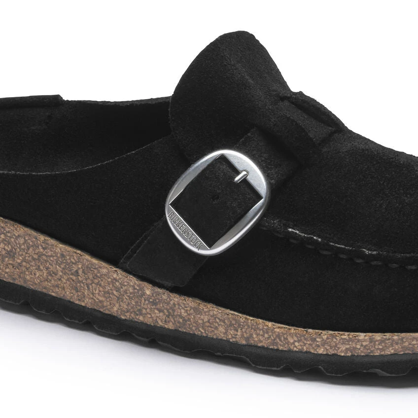 Birkenstock Women's Buckley Suede - Black- Medium/Narrow - Image 4