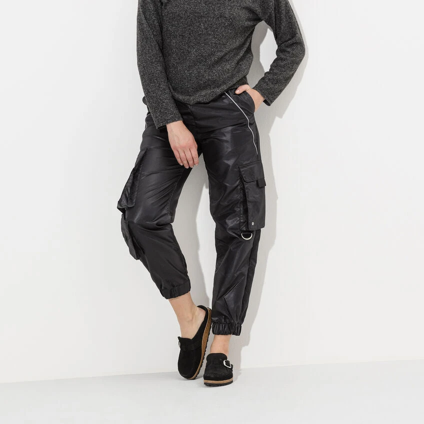 Birkenstock Women's Buckley Suede - Black- Medium/Narrow - Image 6