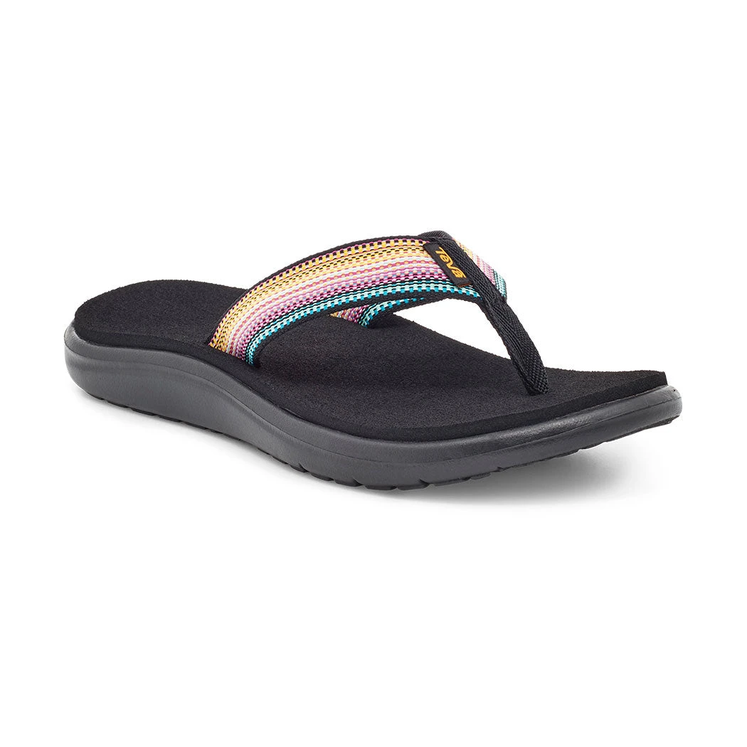 Teva Women's Voya Flip Sandal - Antiguous Black Multi- Regular (B) - Image 2