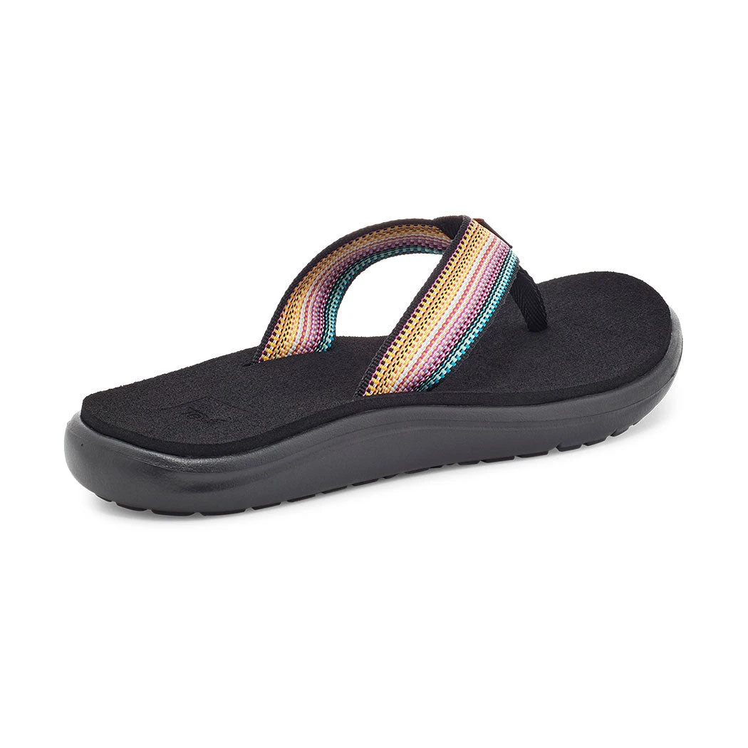 Teva Women's Voya Flip Sandal - Antiguous Black Multi- Regular (B) - Image 3