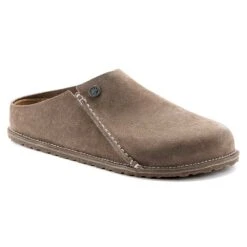 Birkenstock Women's Zermatt Suede Slipper - Gray Taupe - Medium/Narrow