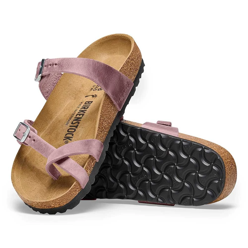 Birkenstock Women's Mayari Oiled Leather Sandal - Lavender - Regular/Wide - Image 2