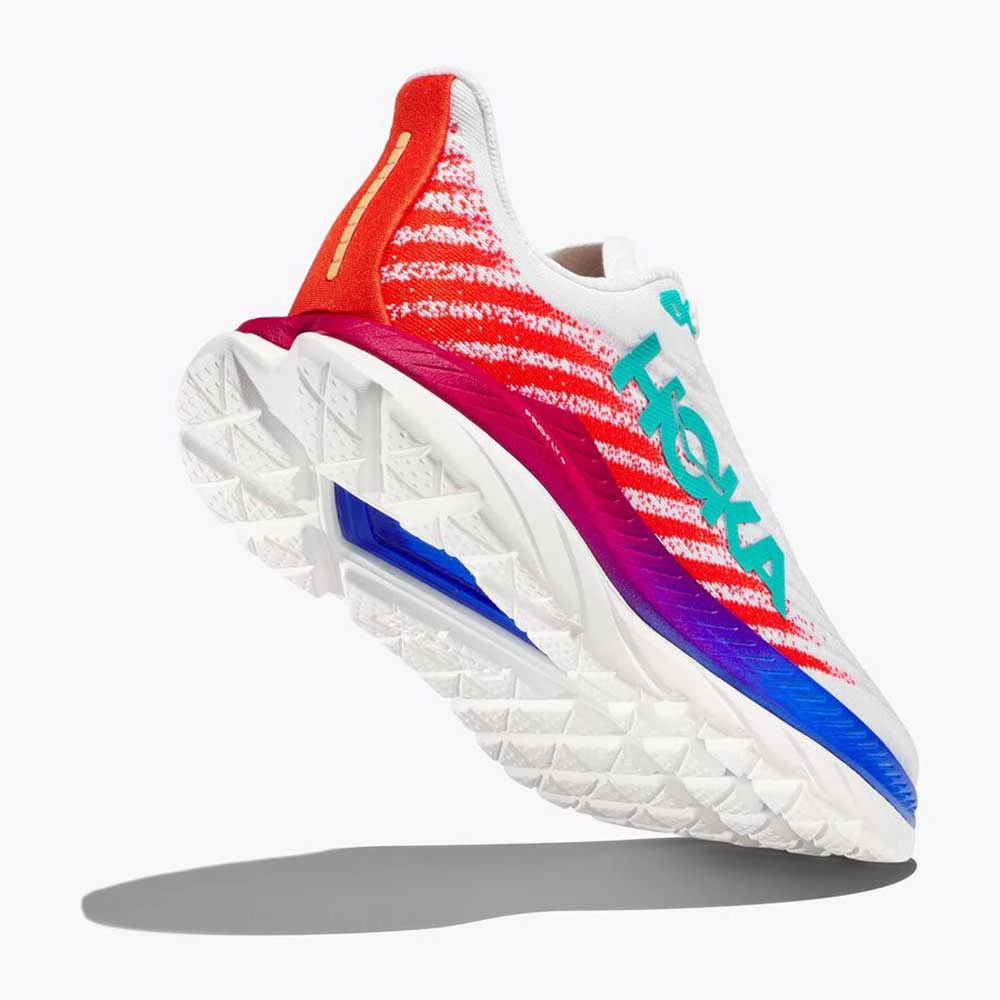 Hoka Women's Mach 5 - White/Flame - Regular (B) - Image 3