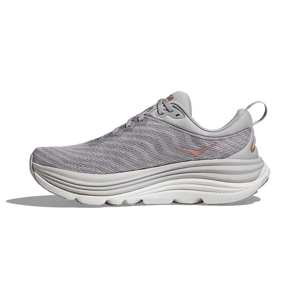 Hoka Women's Gaviota 5 Running Shoe - Harbor Mist/Rose Gold - Regular (B) - Image 2