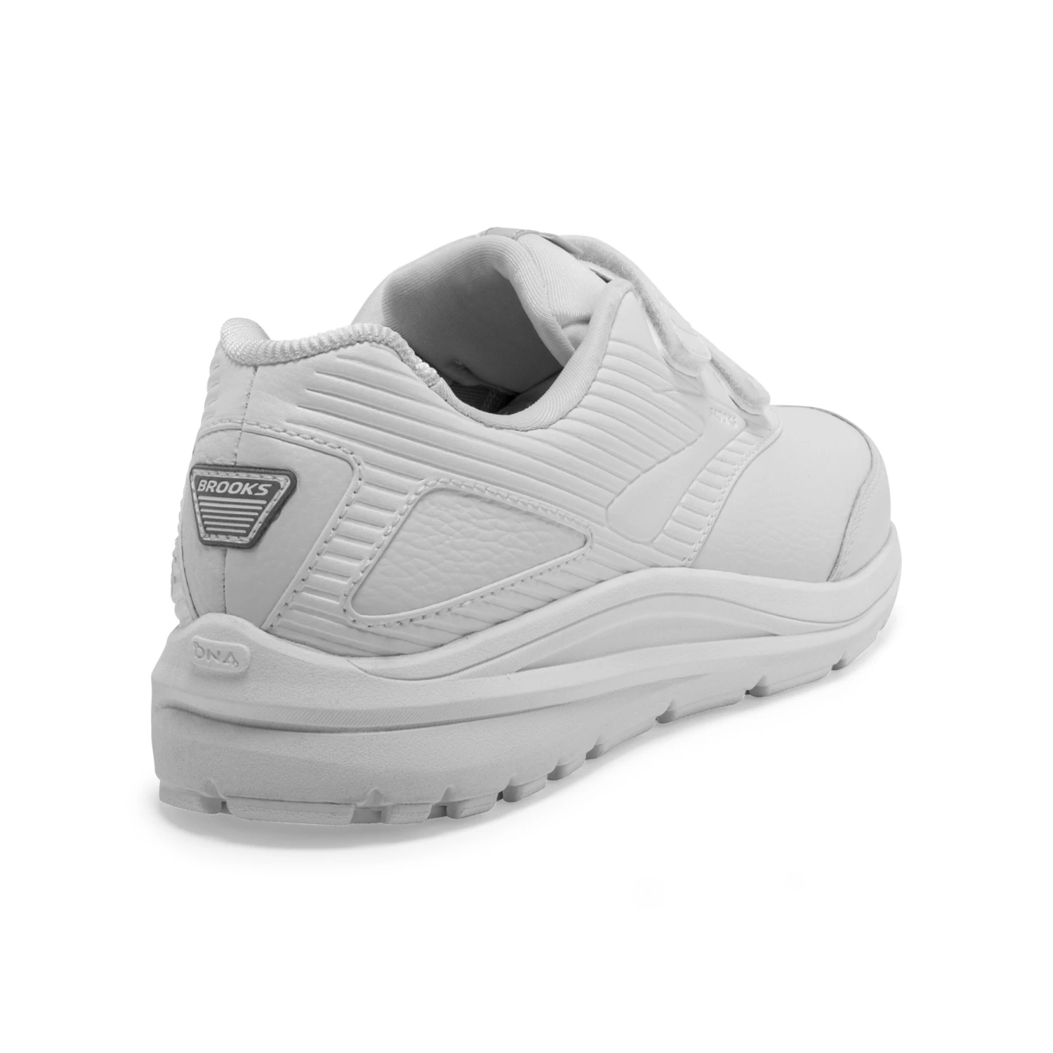 BROOKS Women's Addiction Walker VStrap 2 Walking Shoe - White/White- Regular (B) - Image 4