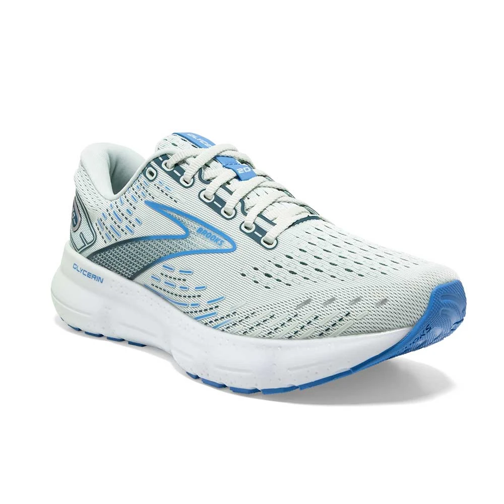 BROOKS Women's Glycerin 20 Running Shoe - Blue Glass/Marina/Legion Blue - Regular (B) - Image 2