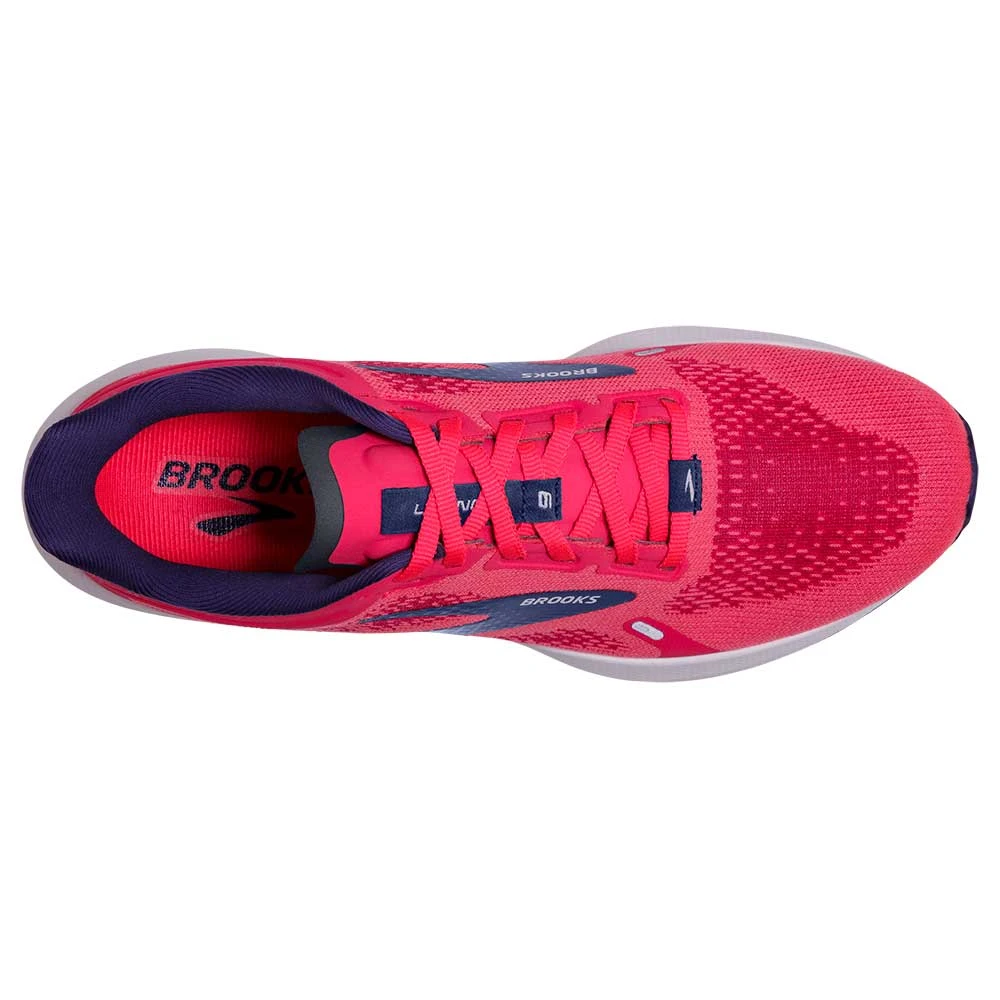 BROOKS Women's Launch 9 Running Shoe- Pink/Fuchsia/Cobalt- Regular (B) - Image 3