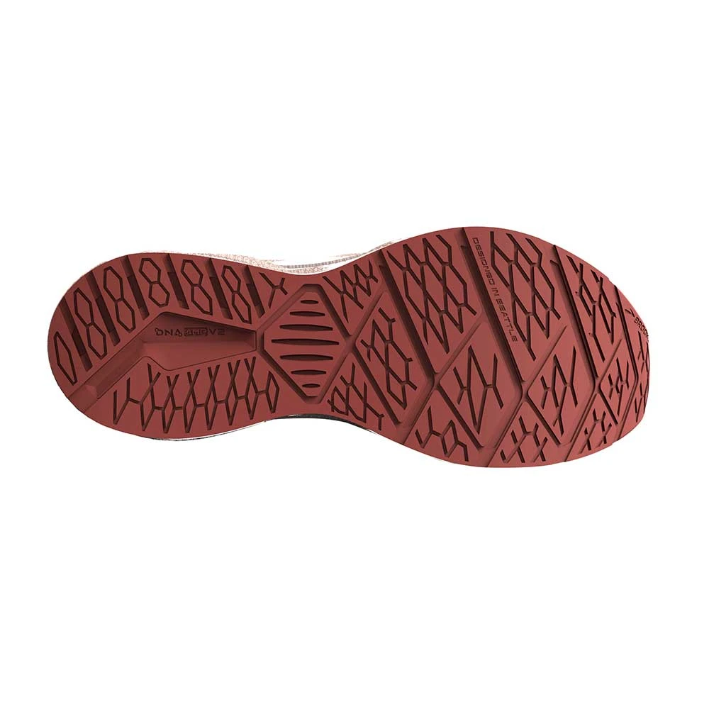 BROOKS Women's Levitate StealthFit 6 Running Shoe - Peach Whip/Pink - Regular (B) - Image 3