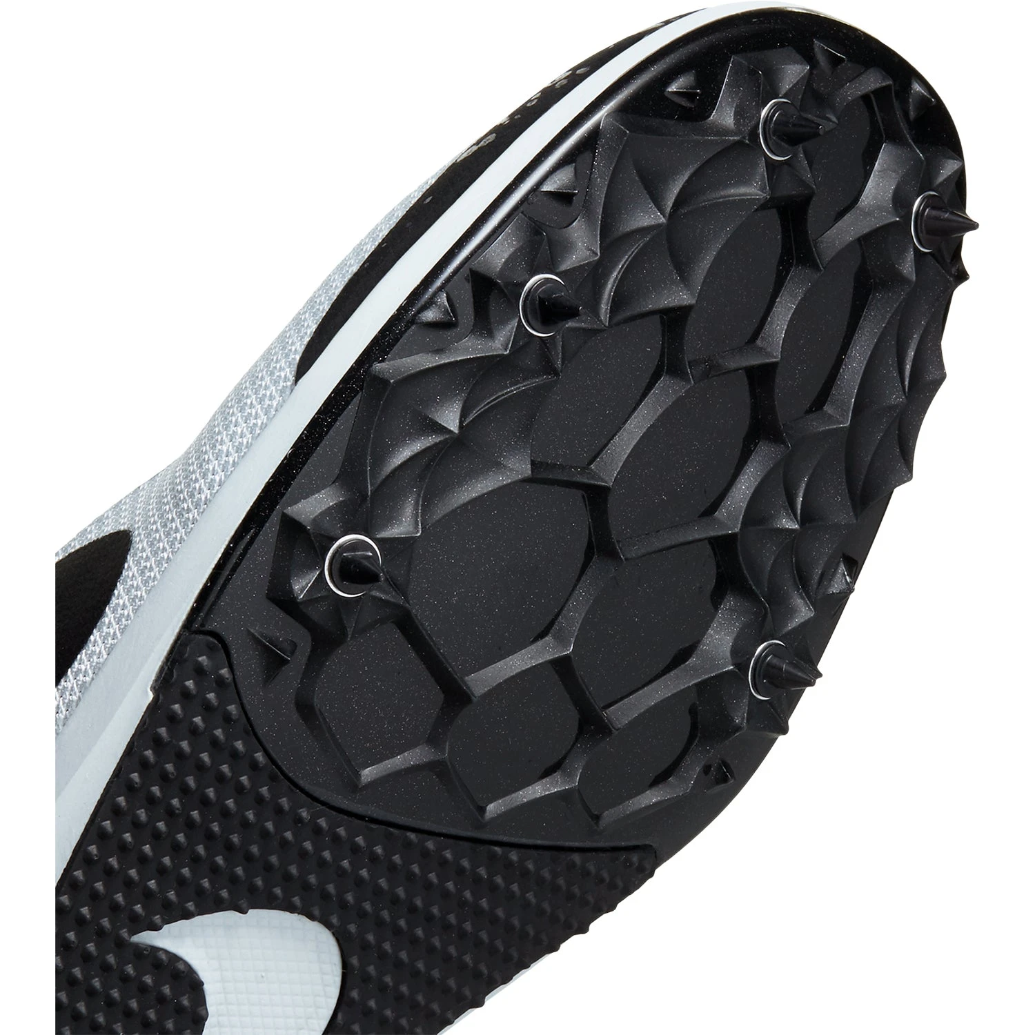 Nike Unisex Zoom Rival D 10 Track Spike - Pure Platinum/Black/Indigo Fog-Regular (D) - Image 6