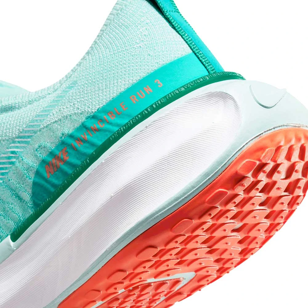Women's Nike Invincible Run 3 Running Shoe- Jade Ice/White-Clear Jade-Malachite - Regular (B) - Image 7