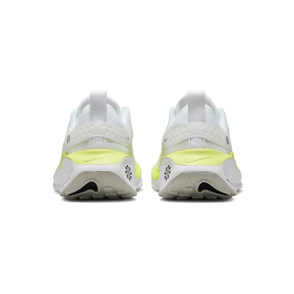 Women's Nike Infinity Run Flyknit 4 Running Shoe - White/Light Lemon Twist/Volt/Black- Regular (B) - Image 7