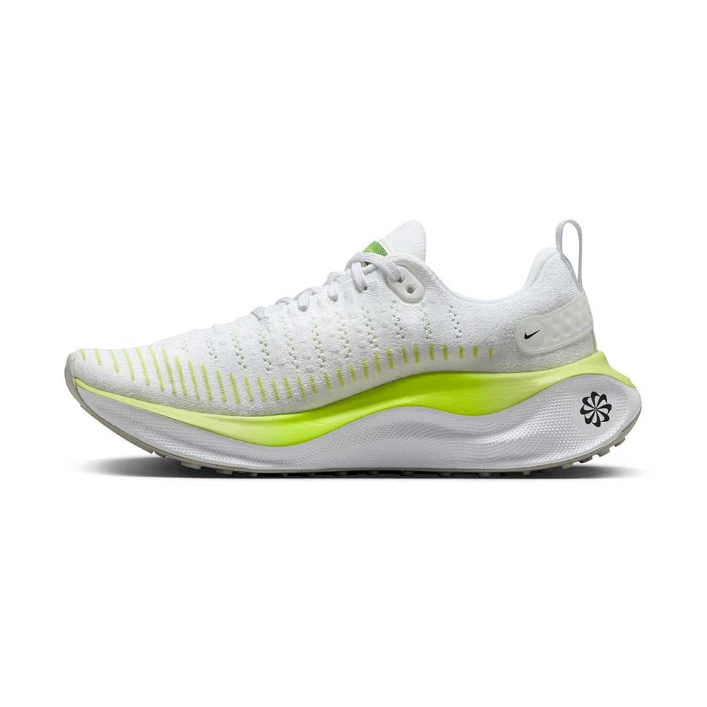 Women's Nike Infinity Run Flyknit 4 Running Shoe - White/Light Lemon Twist/Volt/Black- Regular (B) - Image 3