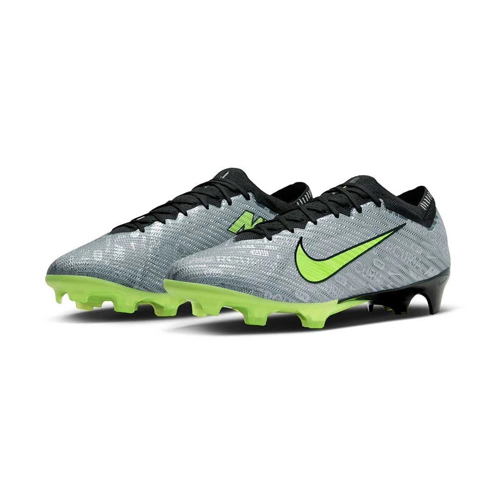 Unisex Nike Zoom Mercurial Vapor 15 Elite XXV FG Soccer Cleats - Metallic Silver/Hyper Pink - Regular (D) - Image 3