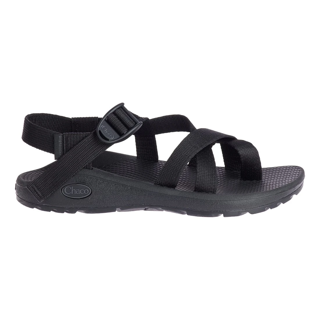 Chaco Women's Z Cloud 2 Sandal - Solid Black - Wide (D)