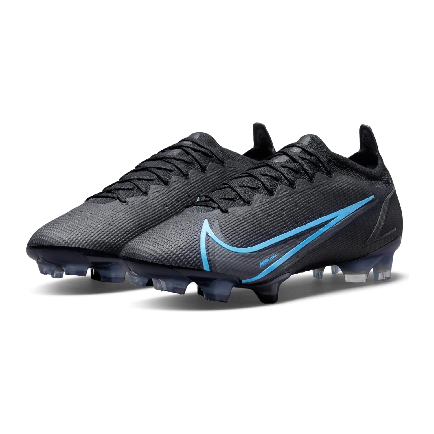 Nike Unisex Mercurial Vapor 14 Elite FG Soccer Shoe - Black/Black/Iron Grey - Image 4