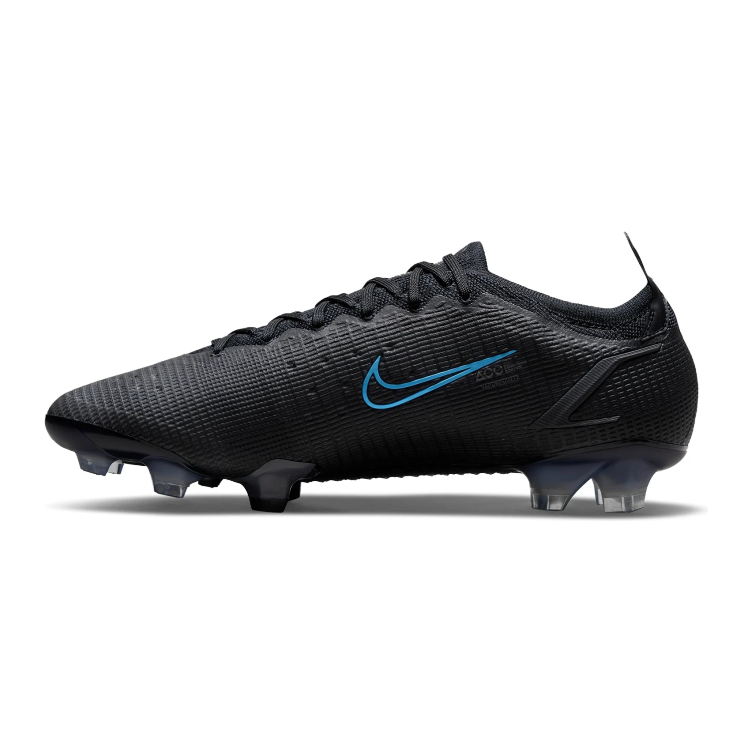 Nike Unisex Mercurial Vapor 14 Elite FG Soccer Shoe - Black/Black/Iron Grey - Image 2