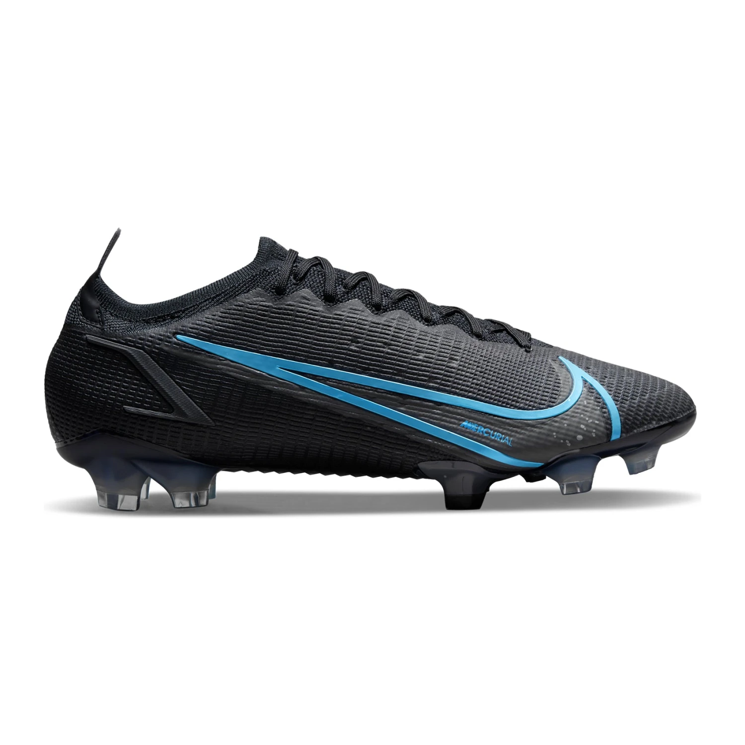 Nike Unisex Mercurial Vapor 14 Elite FG Soccer Shoe - Black/Black/Iron Grey