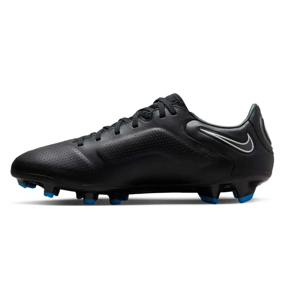Unisex Nike Tiempo Legend 9 Pro FG Soccer Shoe - Black/Dk Smoke Grey - Image 3