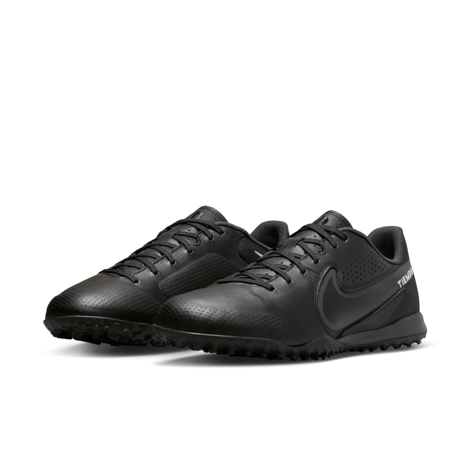 Nike Unisex Tiempo Legend 9 Academy TF Soccer Shoe - Black/Dark Smoke - Regular (D) - Image 5