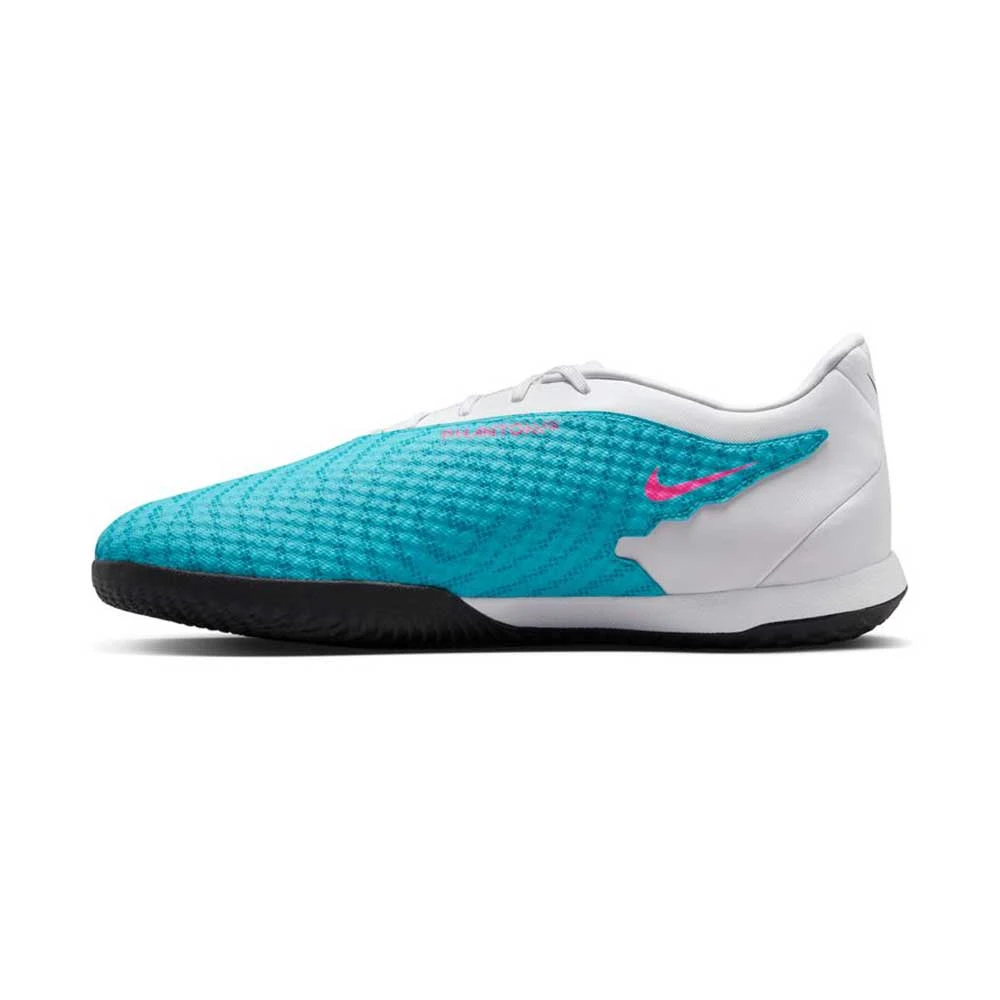 Nike Unisex Phantom GX Academy IC/Court Soccer Shoe - Baltic Blue/Pink Blast/White - Regular (D) - Image 3
