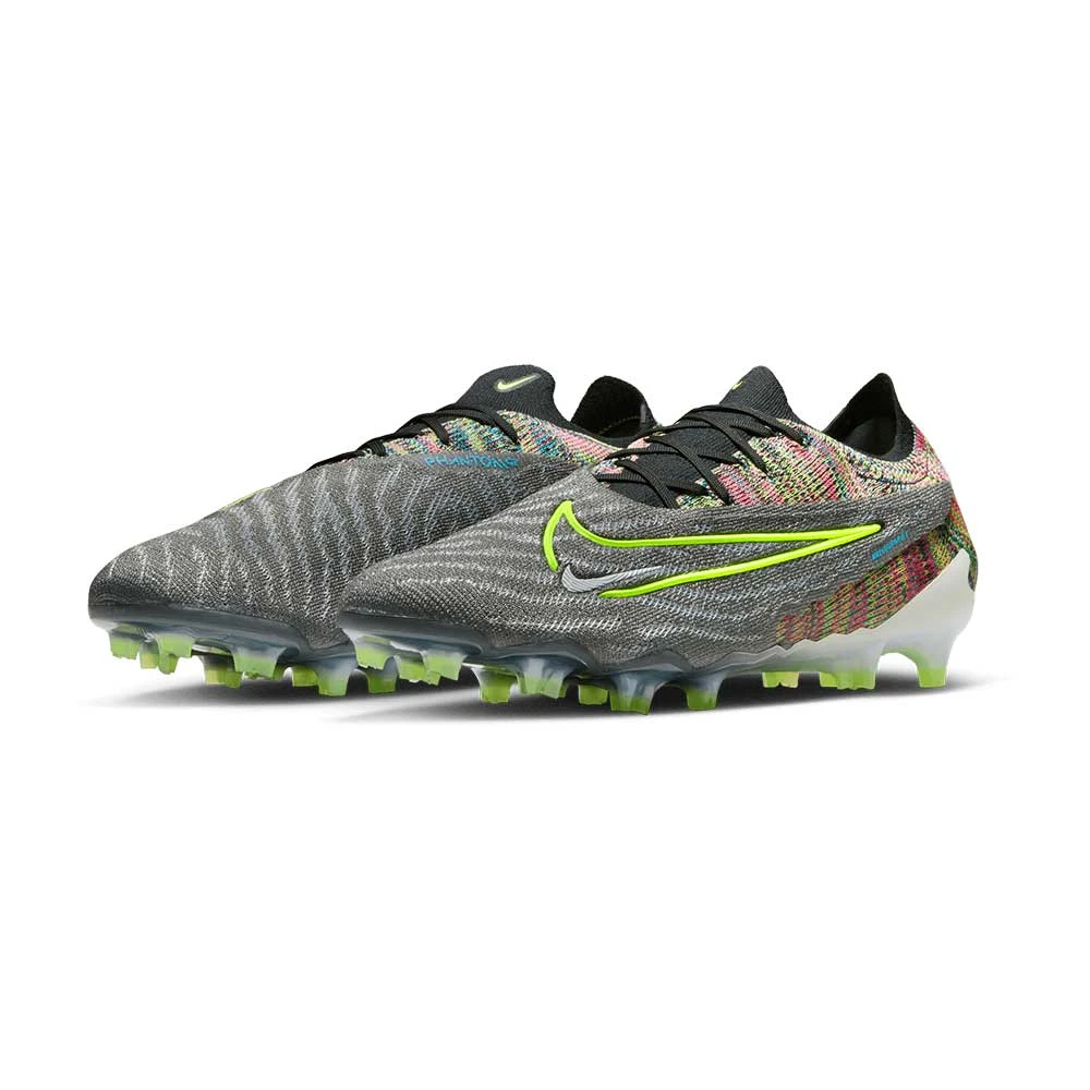 Nike Unisex Phantom GX Elite Fusion FG Footwear - Black/Volt/White - Regular (D) - Image 3
