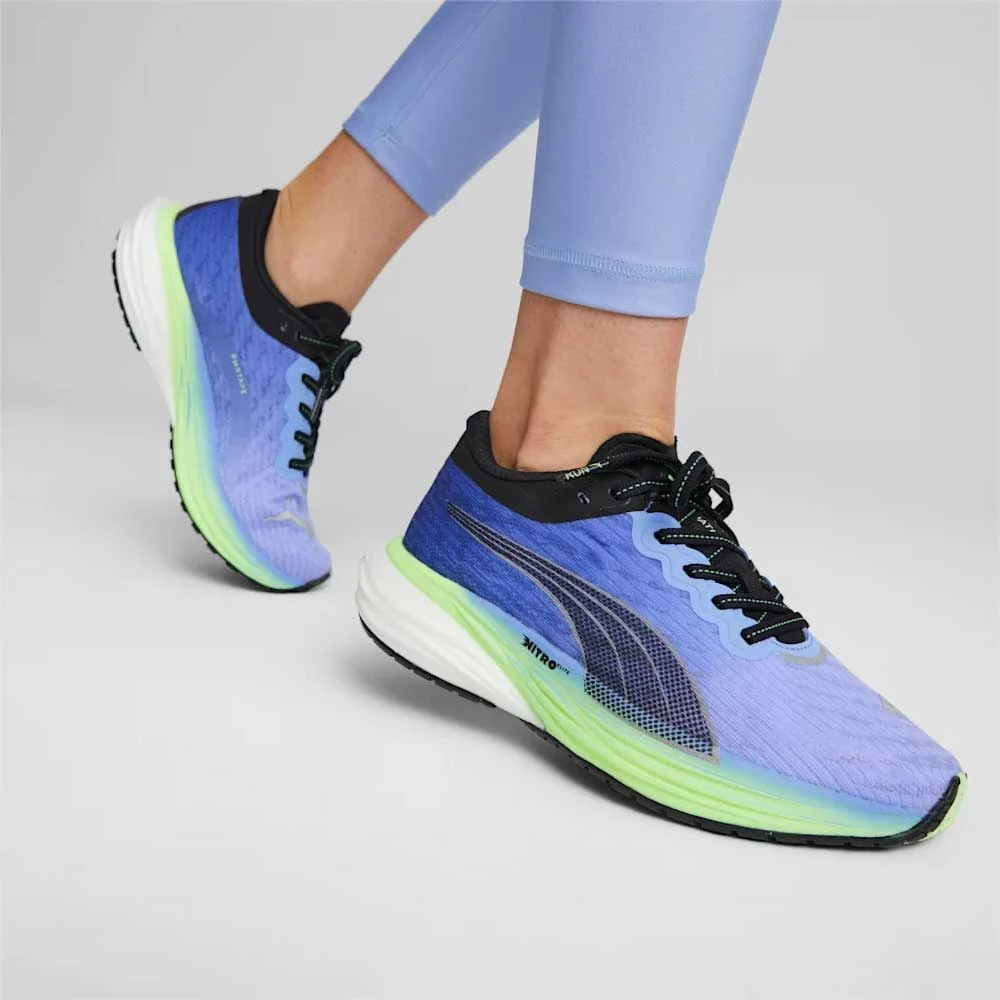 Puma Women's Deviate Nitro 2 Running Shoe- Royal Sapphire/Elektro Purple- Regular (B) - Image 2