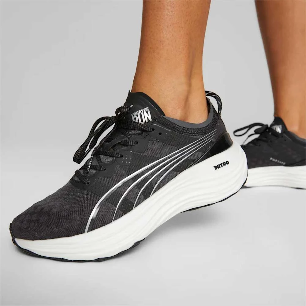 Women's ForeverRun Nitro Running Shoe - Puma Black- Regular (B) - Image 4