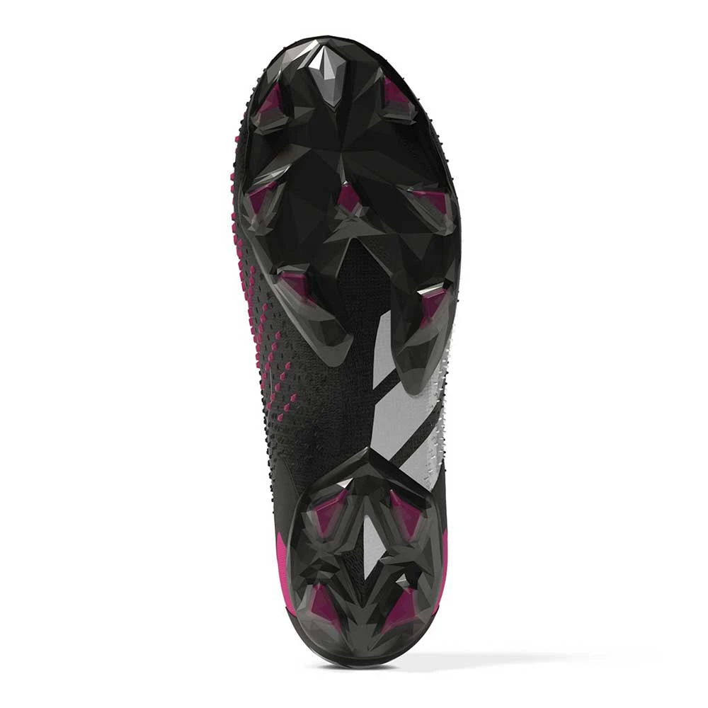 ADIDAS Unisex Predator Accuracy 1 FG Soccer Shoe - Core Black/Ftwr White/Team Shock Pink 2 - Regular (D) - Image 2