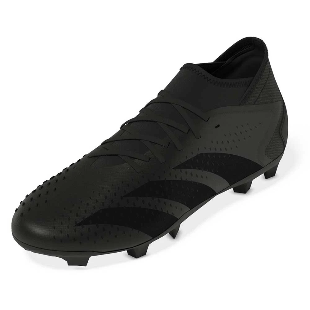 ADIDAS Unisex Predator Accuracy .3 FG Soccer Shoe - Black/White - Regular (D) - Image 3