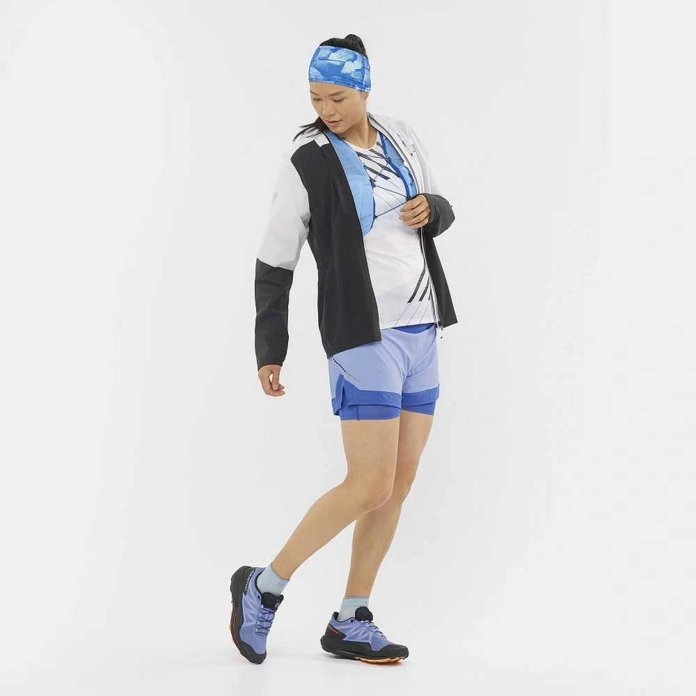 Salomon Women's Pulsar Trail Shoe- Velvet Morning- Regular (B) - Image 9