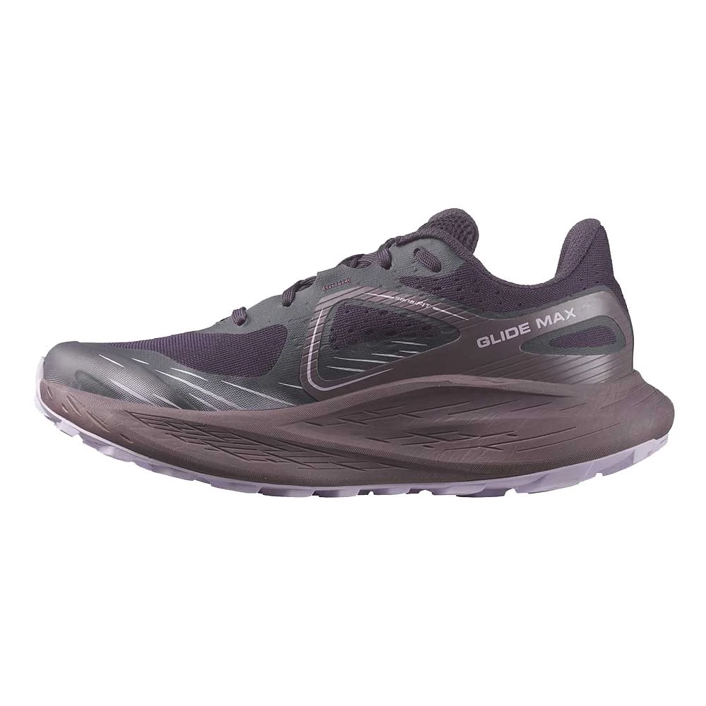 Salomon Women's Glide Max TR Trail Running Shoe - Nightshade/Moonscape/Orchid Bloom - Regular (B) - Image 3