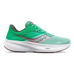 Saucony Women's Ride 16Running Shoe - Sprig/Peony - Wide (D)
