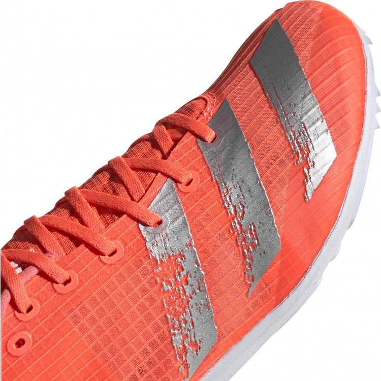 ADIDAS Women's Distancestar Track Spike - Signal Coral/Silver/White- Regular (B) - Image 7