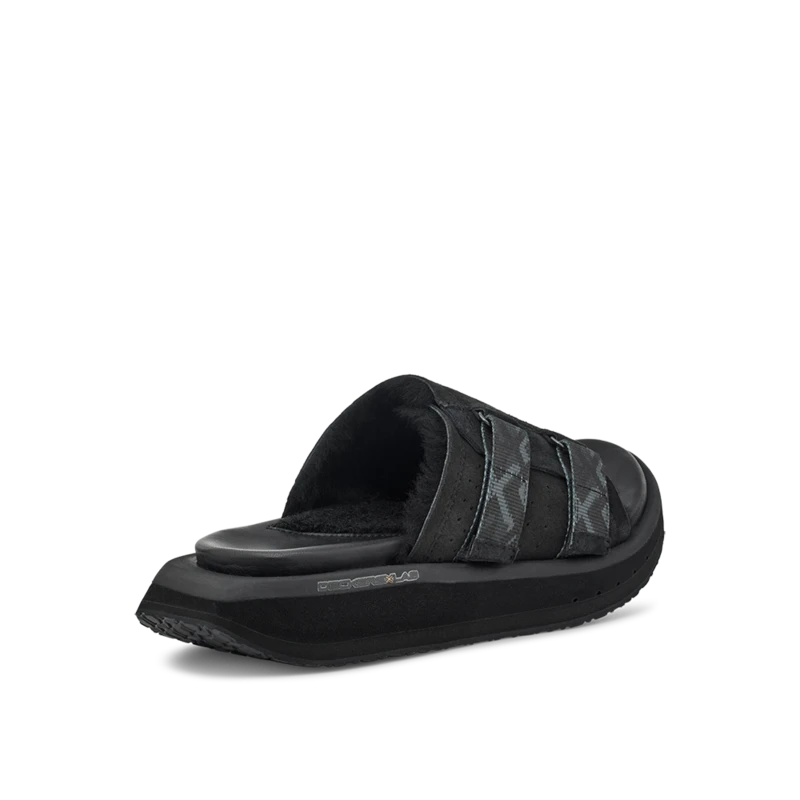 Women's KO-Z Slide Sandal - Black/Dark Grey- Regular (B) - Image 4